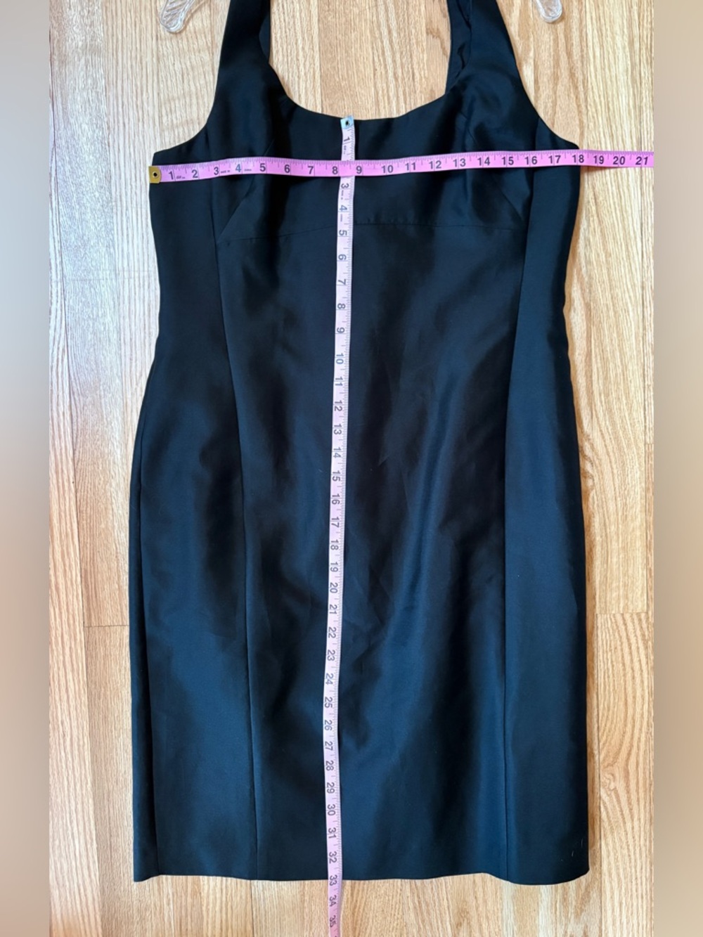 Classic Sleeveless Black Sheath Dress - Picture 7 of 9